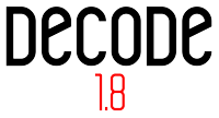 decode 1.8 logo