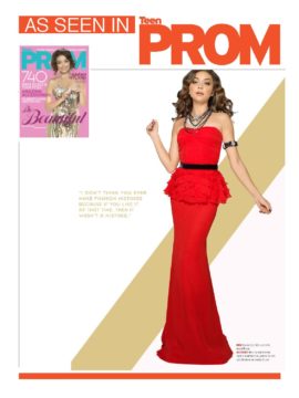 prom dress in teen prom