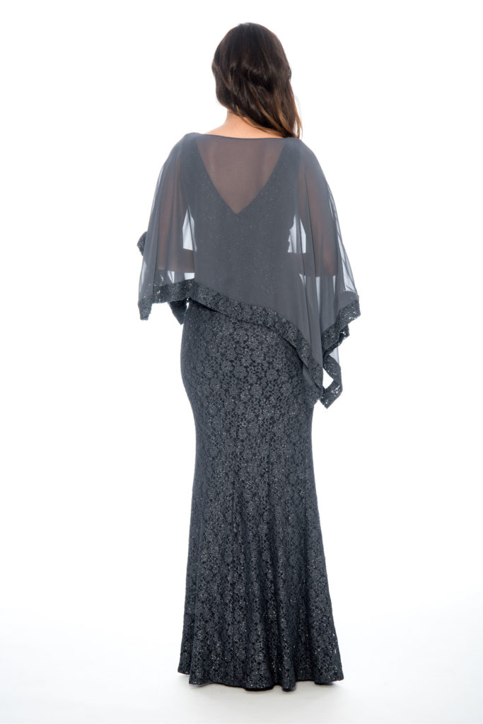 long dress with shawl