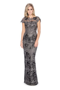 lace sequin dress - bridesmaid dress - formal evening dress - mother of bride dress- plus size dress