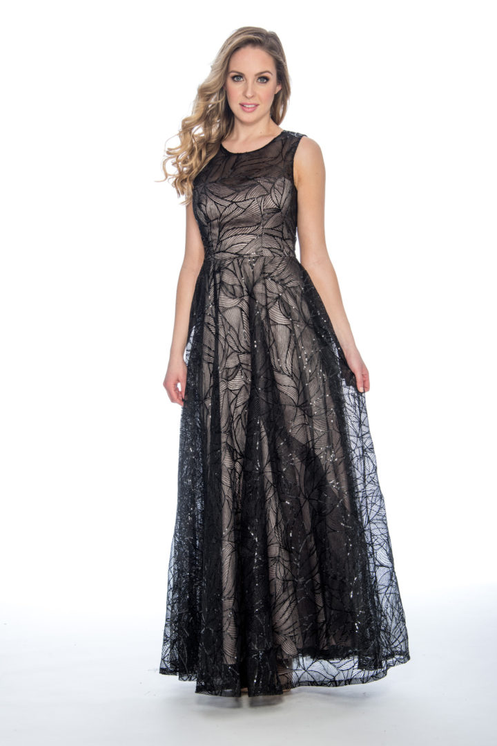 Sequin, embroidery, ballgown, long dress